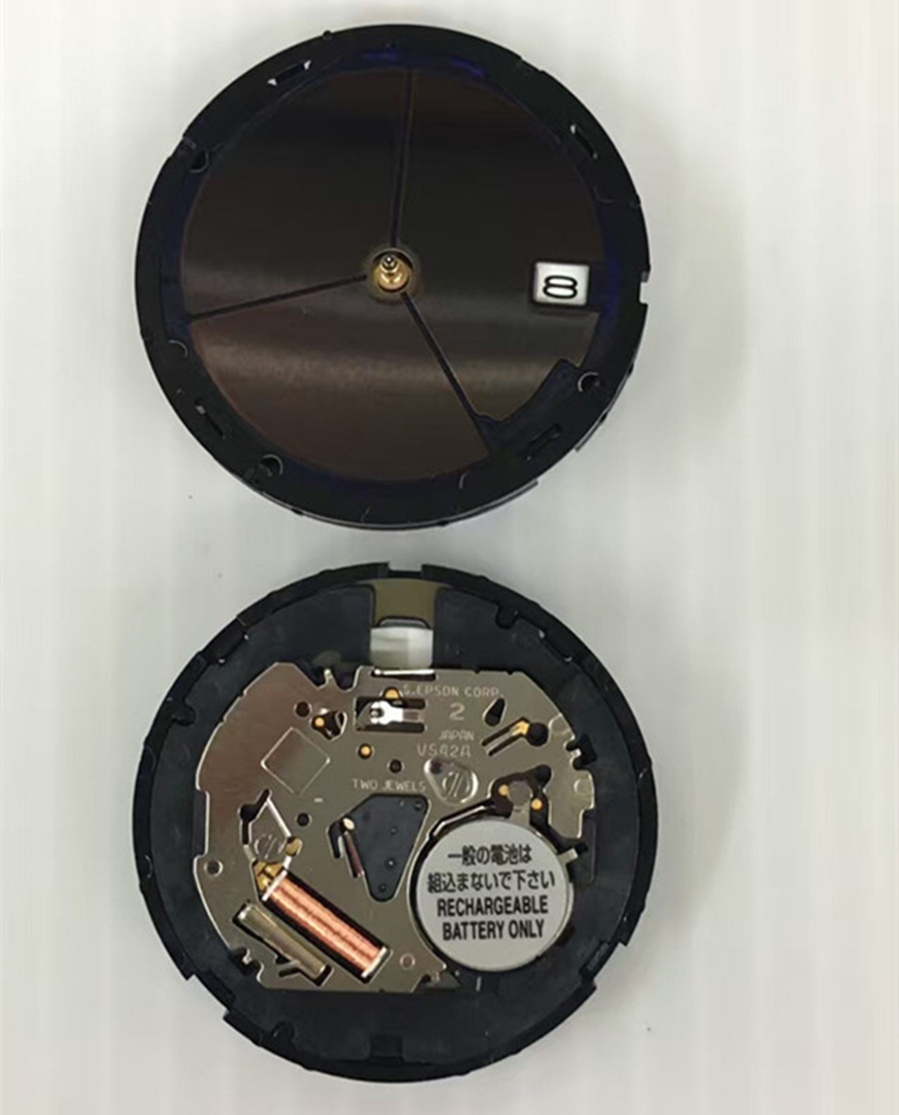 Solar Powered Watch - For VS42A Solar Movement Replacement with
