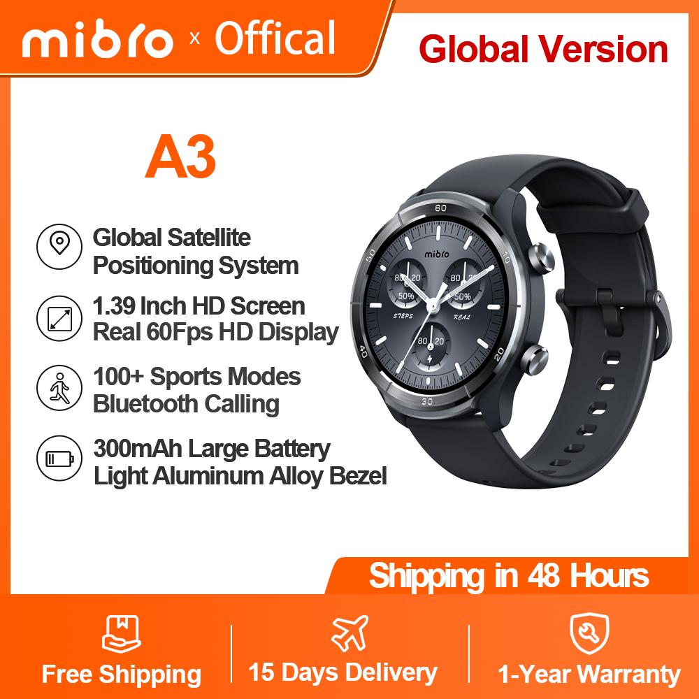 Smartwatch Watches For Women With Gps - Mibro A3 Smartwatch Super Light Design