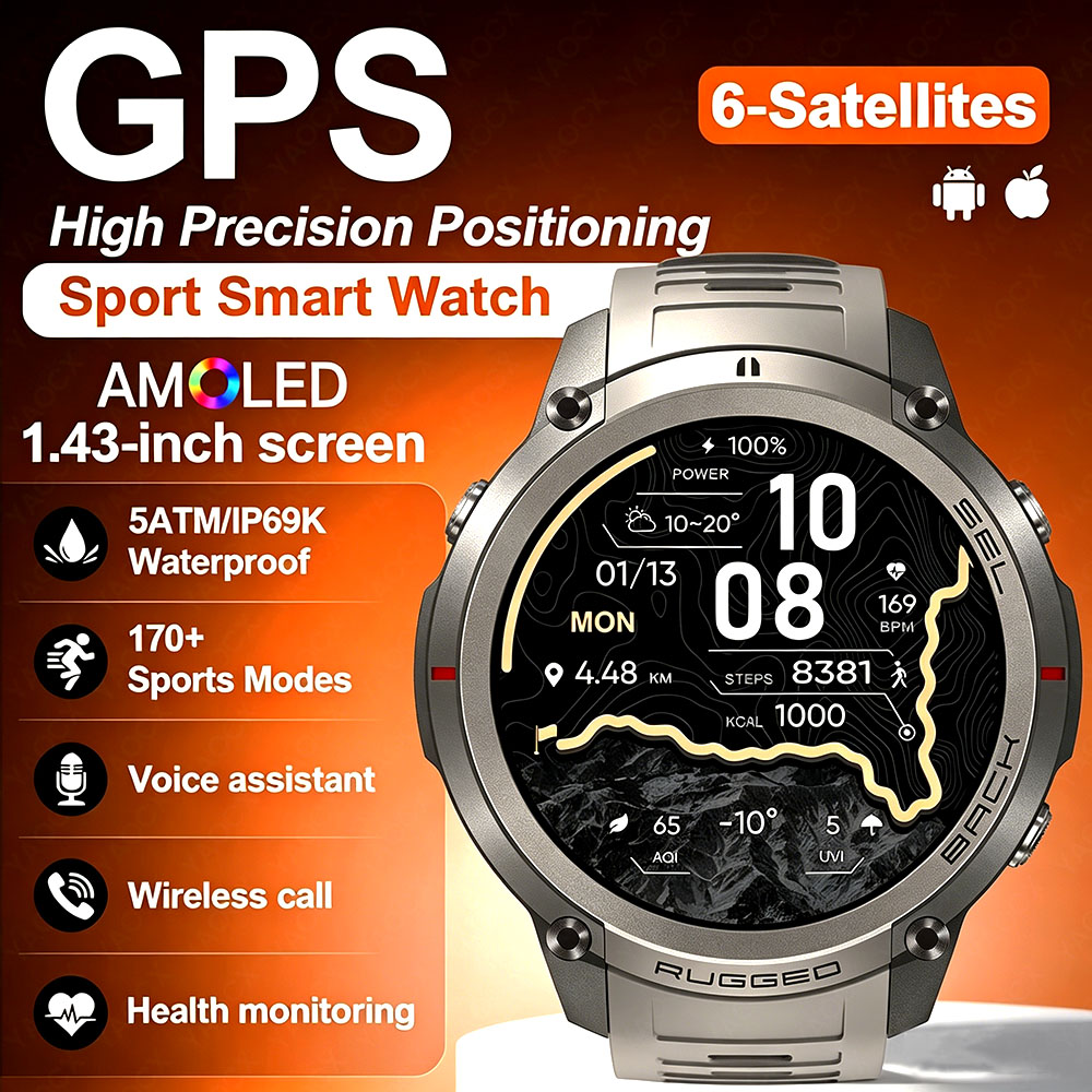 Smartwatch Watches For Women With Gps - 2026 New GPS Map Navigation Smart