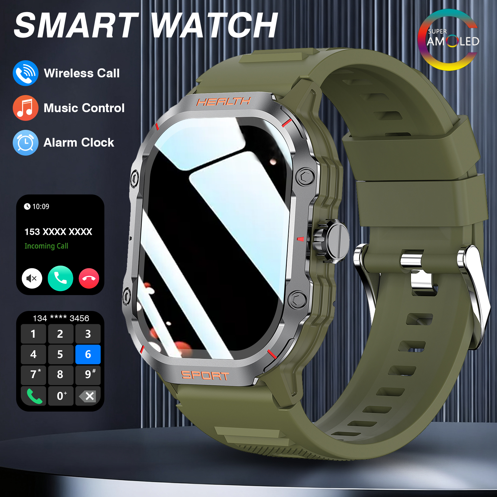 Smartwatch Iphone Watch For Men - New Smartwatch for Men and Women,Wireless
