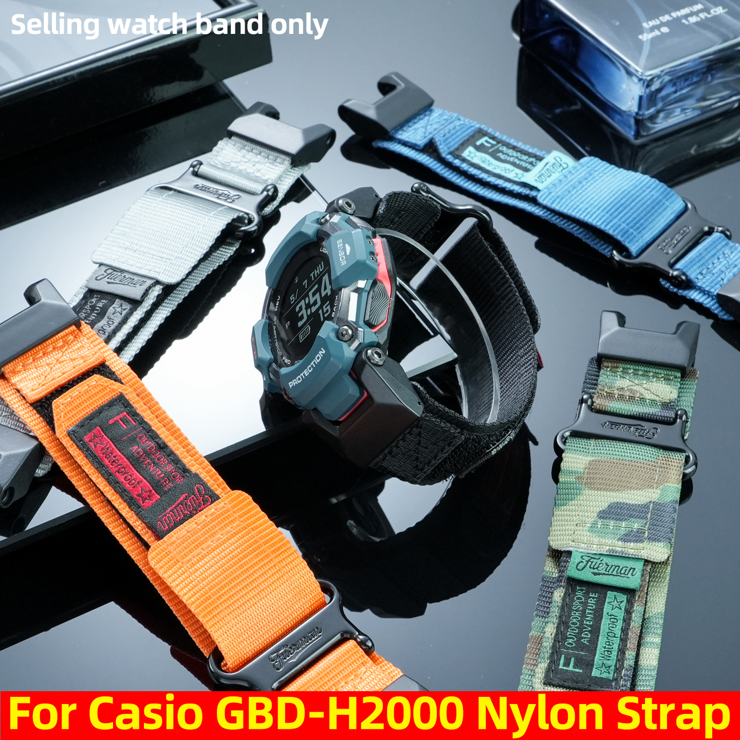 Smartwatch Casio Watches For Men - Nylon watch Strap For Casio G-SHOCK