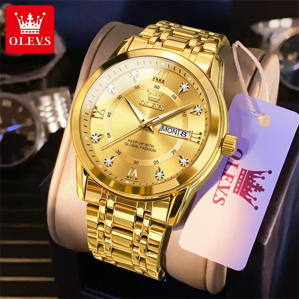 Diesel Watches Smartwatch - OLEVS Quartz Watch for Men Luxury
