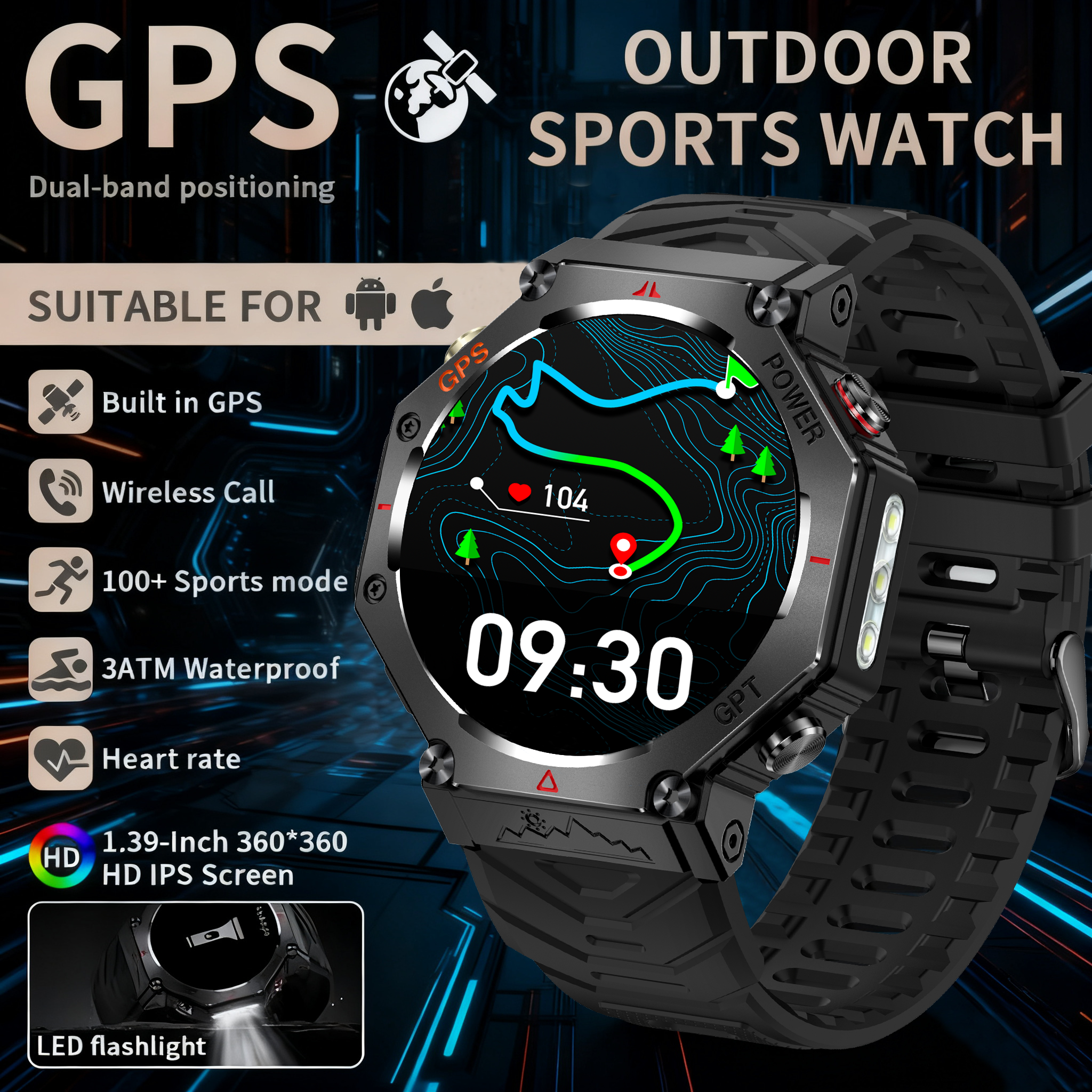 Smartwatch Watches For Women With Gps - 2026 New ChatGPT AI assistant Smart
