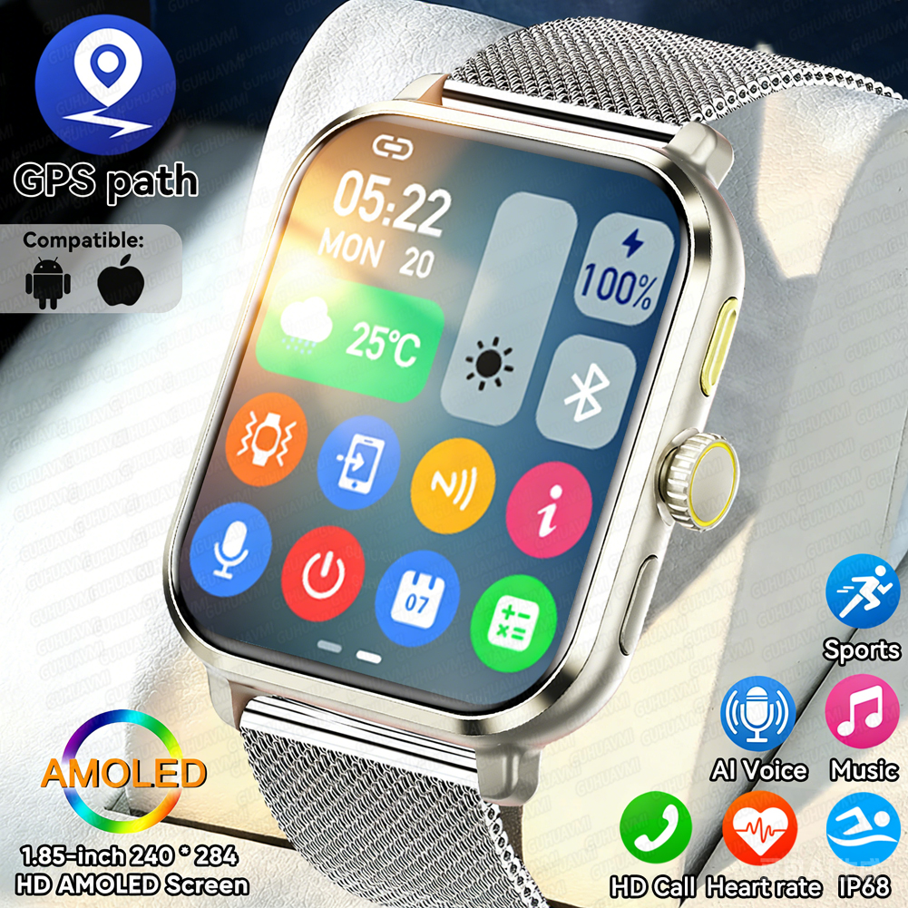 Smartwatch Watches For Women With Gps - 2026 New High end Sports Fitness