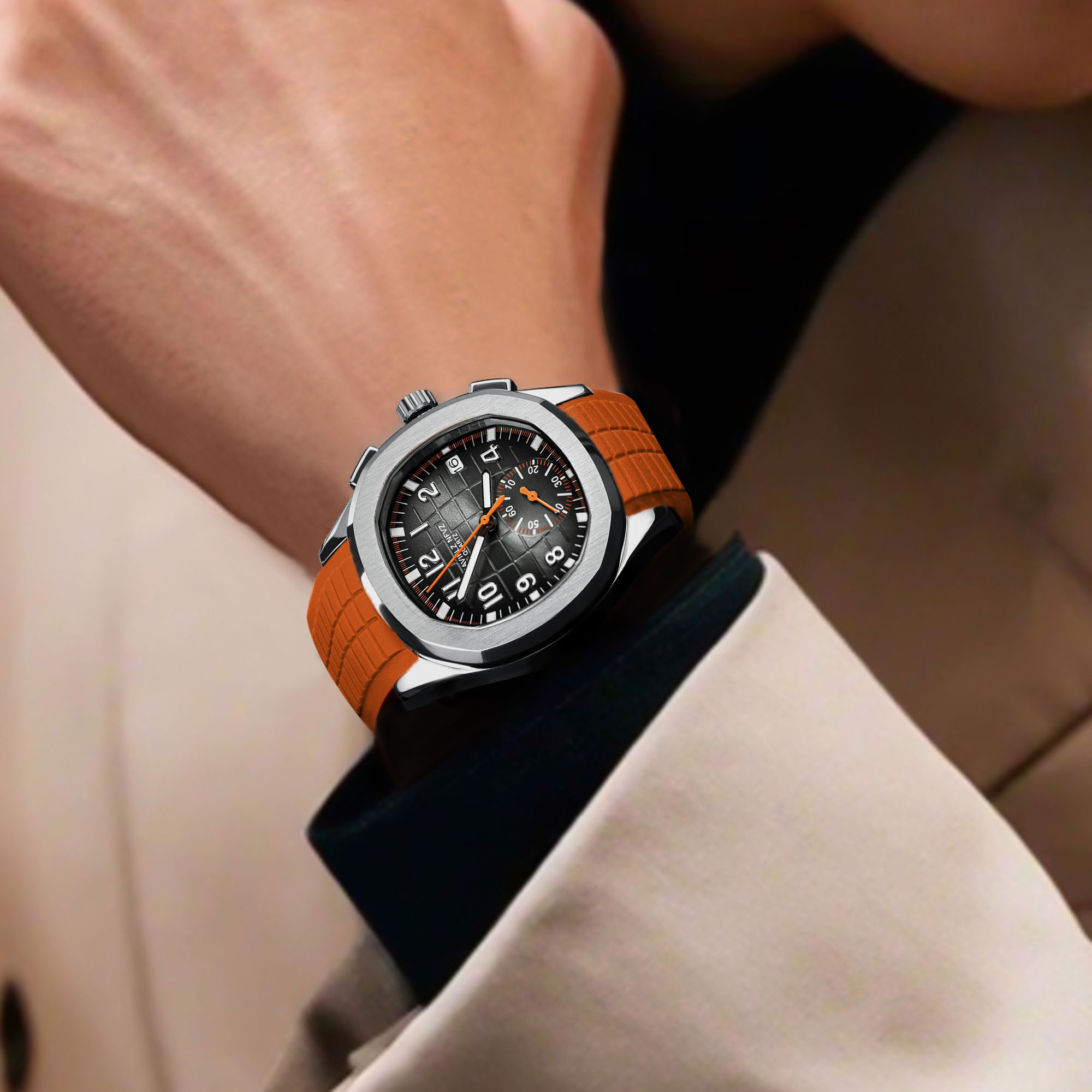 Smartwatch Branded Watches For Men - NAVIFLZ NFVZ Design New Luxury Mens
