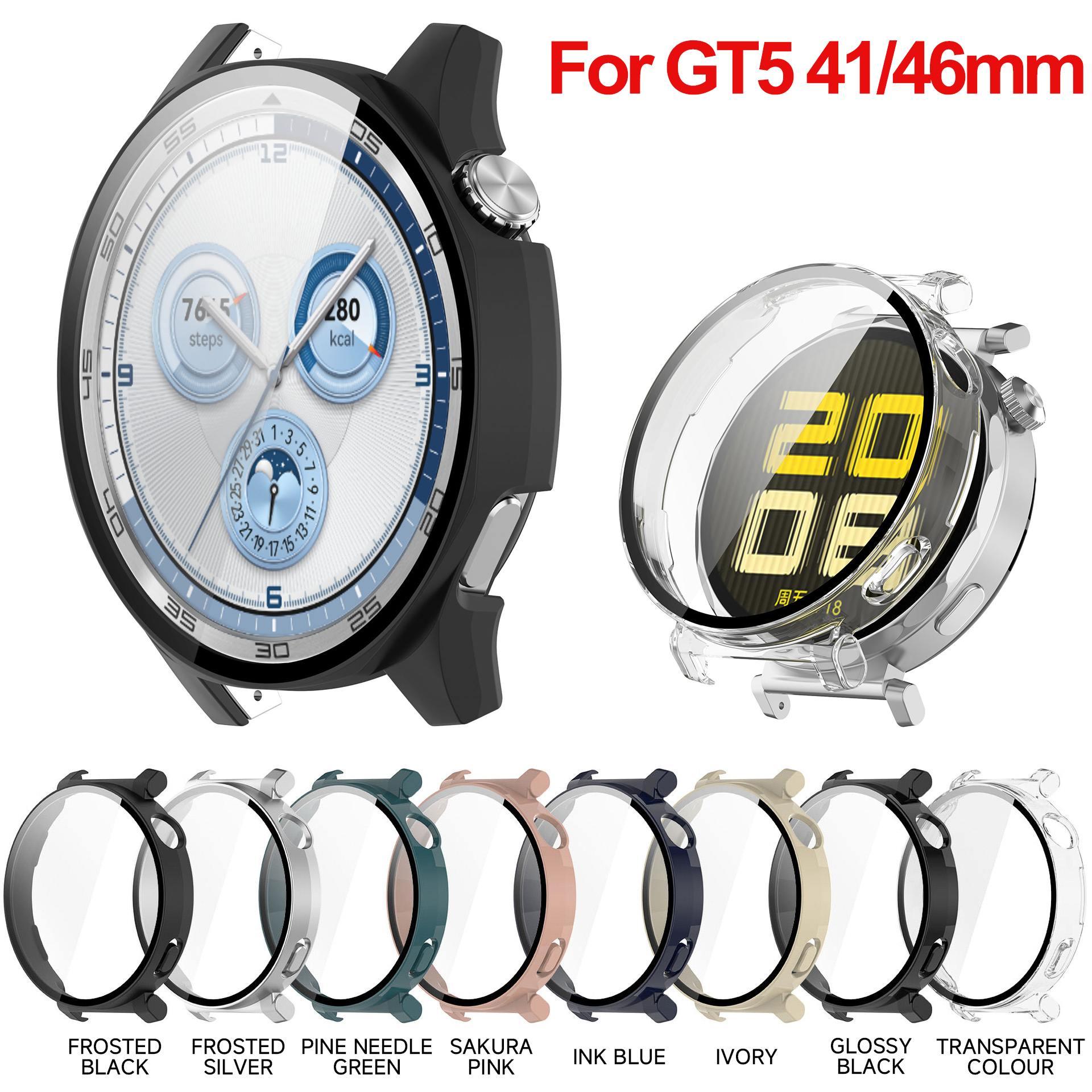Smartwatch Watch Huawei - Tempered glass case For Huawei Watch