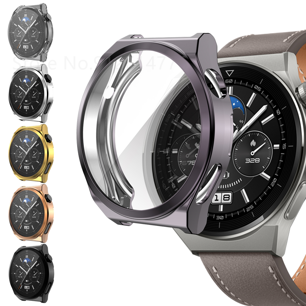 Smartwatch Watch Huawei - Plating Soft TPU Protective Cover For
