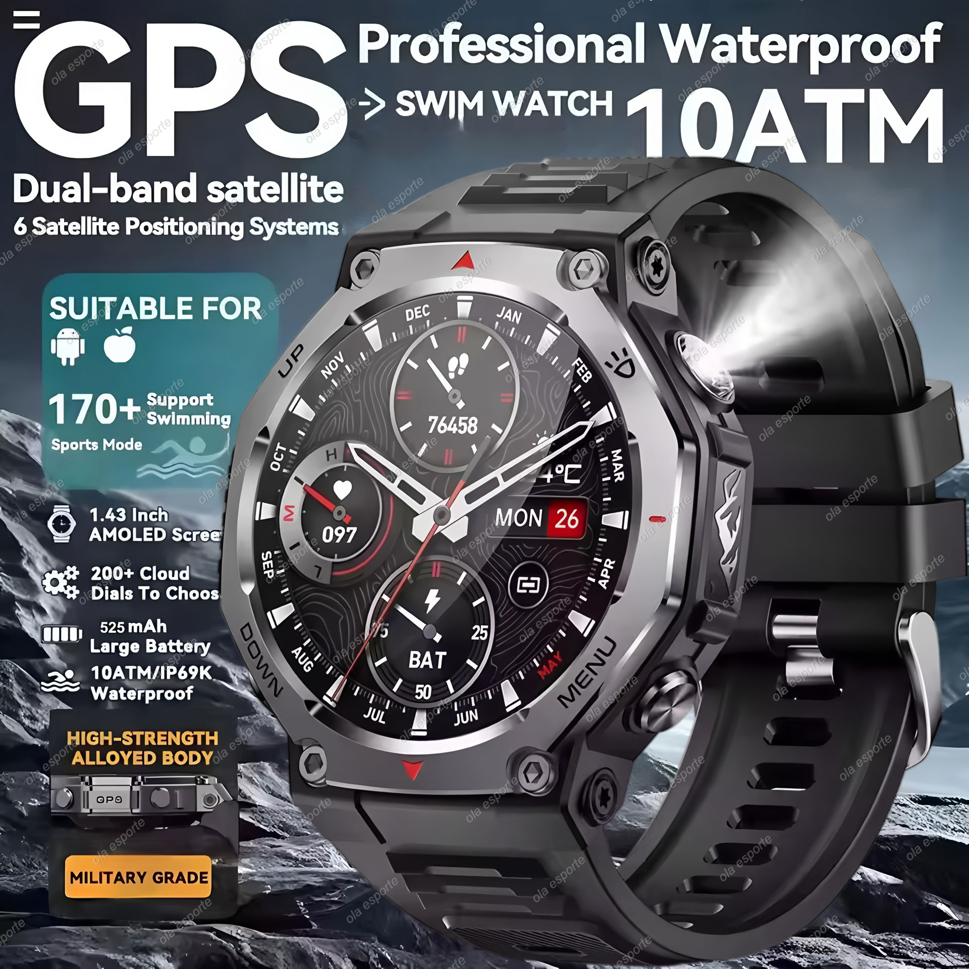 Smartwatch Watches For Women With Gps - New T-Rex 3 Ultra GPS Smart