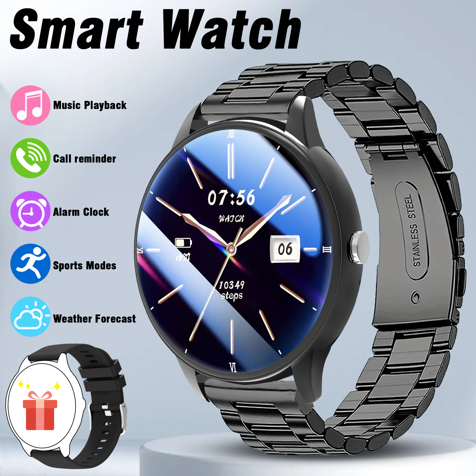 Smartwatch Iphone Watch For Men - 2026 New Smartwatch, Simple and Elegant,
