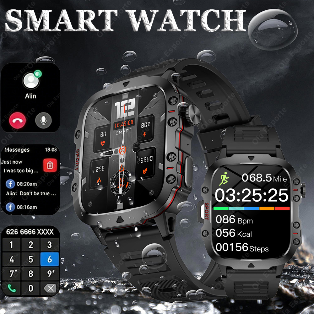 Smartwatch Watches For Women With Gps - New Outdoor Military GPS Smart Watch
