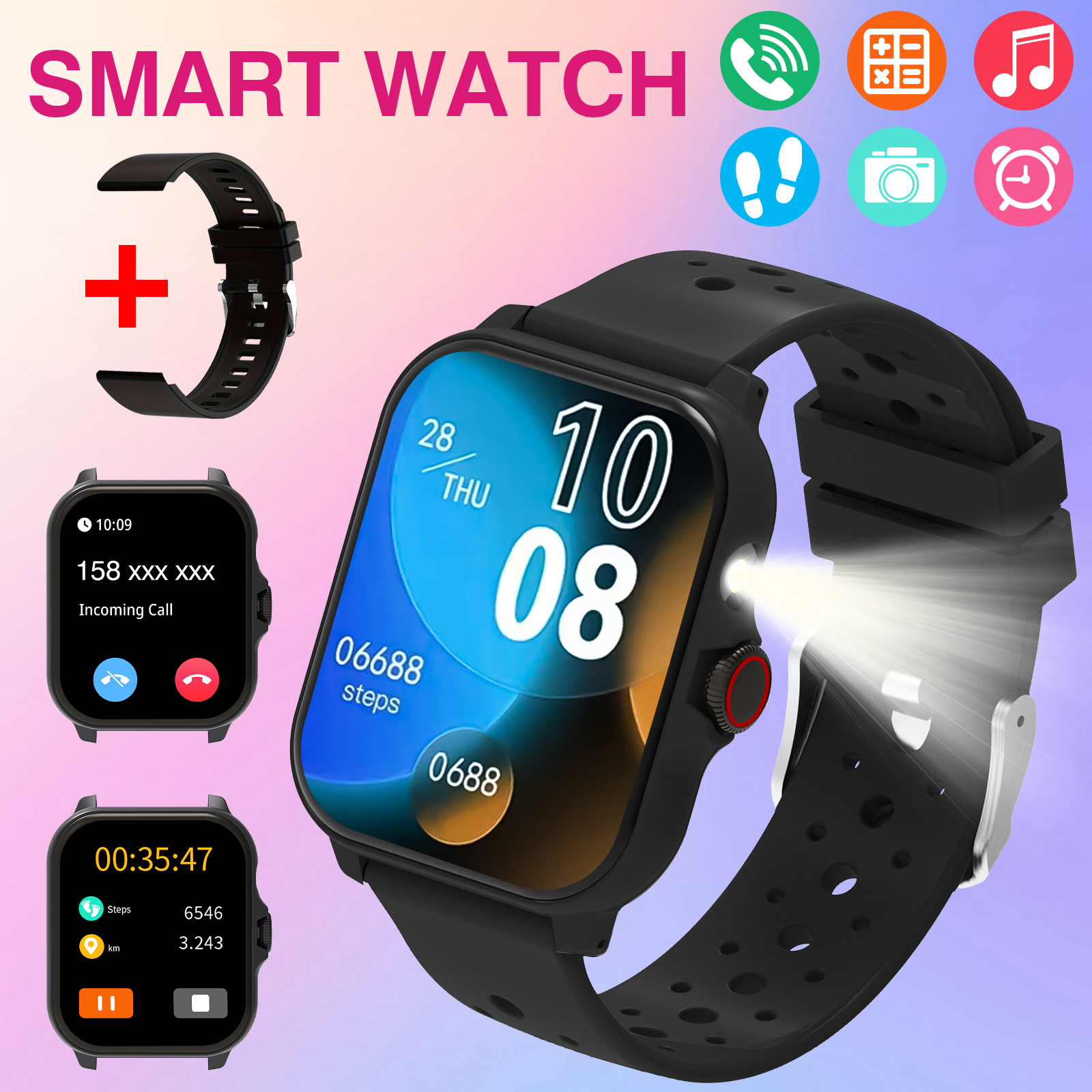 Smartwatch Iphone Watch For Men - New Smart Watch for Men and