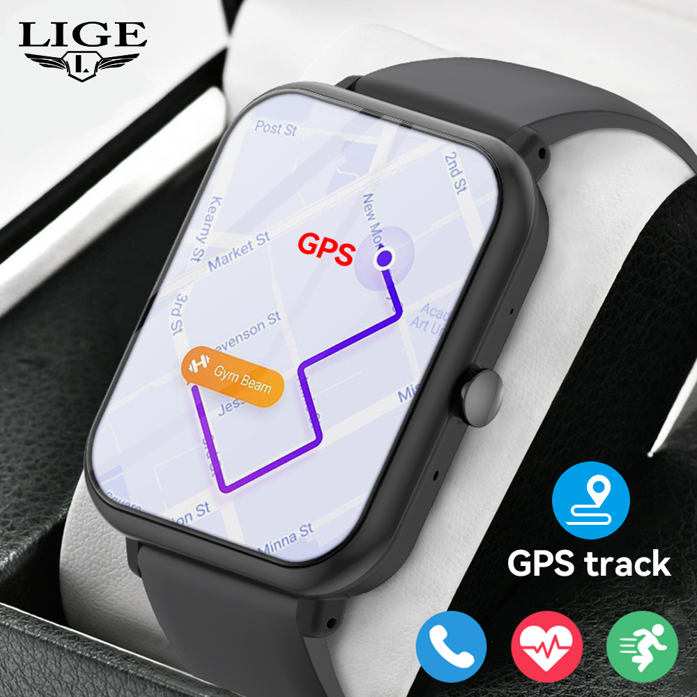 Smartwatch Watches For Women With Gps - LIGE Smart Watch GPS Motion Trail