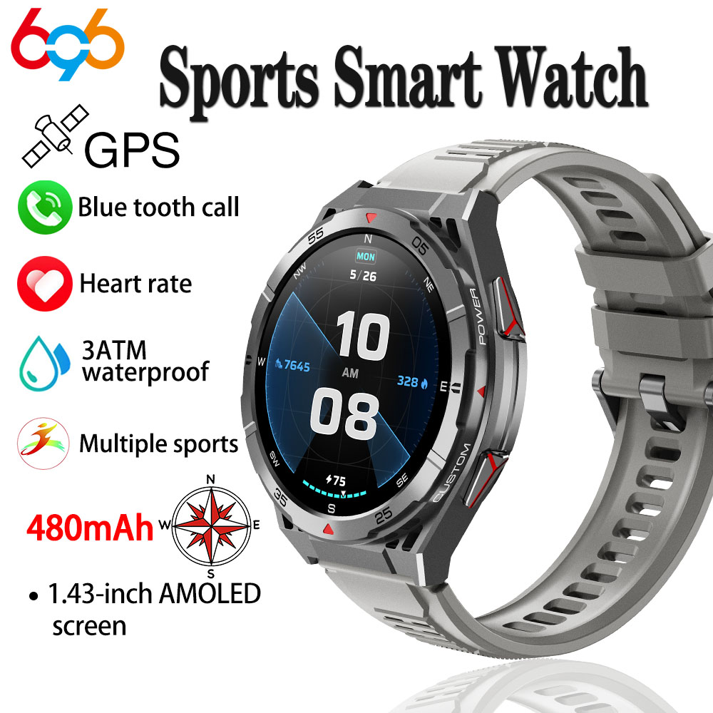 New Smart Watch GPS Sports Com - Watch Esim ulasan dan harga