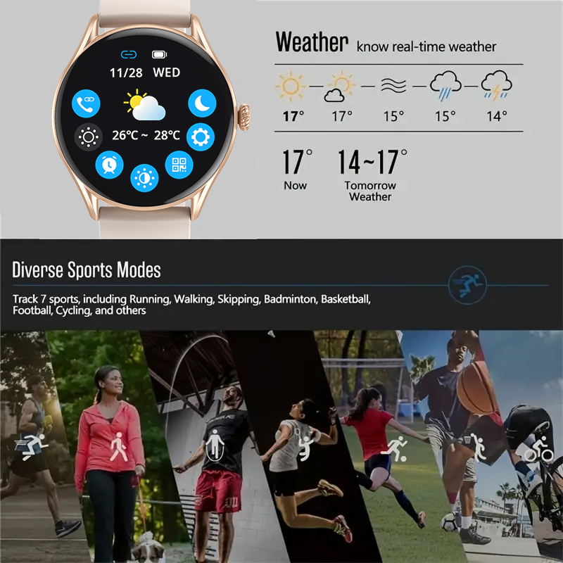 Aiweile AW19 Men Women Smart W - Smartwatch Iphone Watch For Men ulasan dan harga