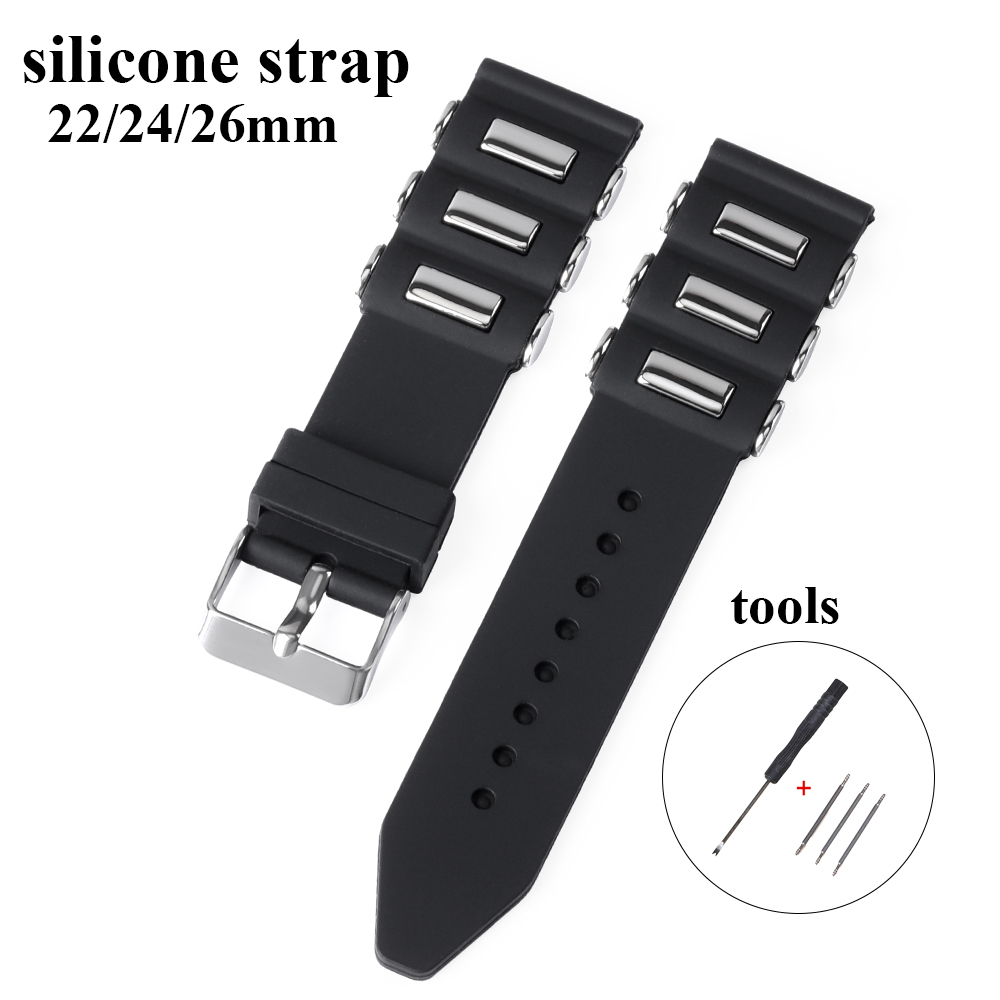 22mm 24mm 26mm Rubber Watch Si - Smartwatch Casio Watches For Men ulasan dan harga