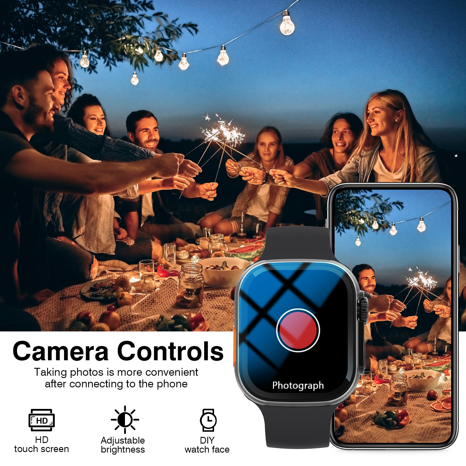 2026 New Smart Watch, HD Large - Smartwatch Iphone Watch For Men ulasan dan harga
