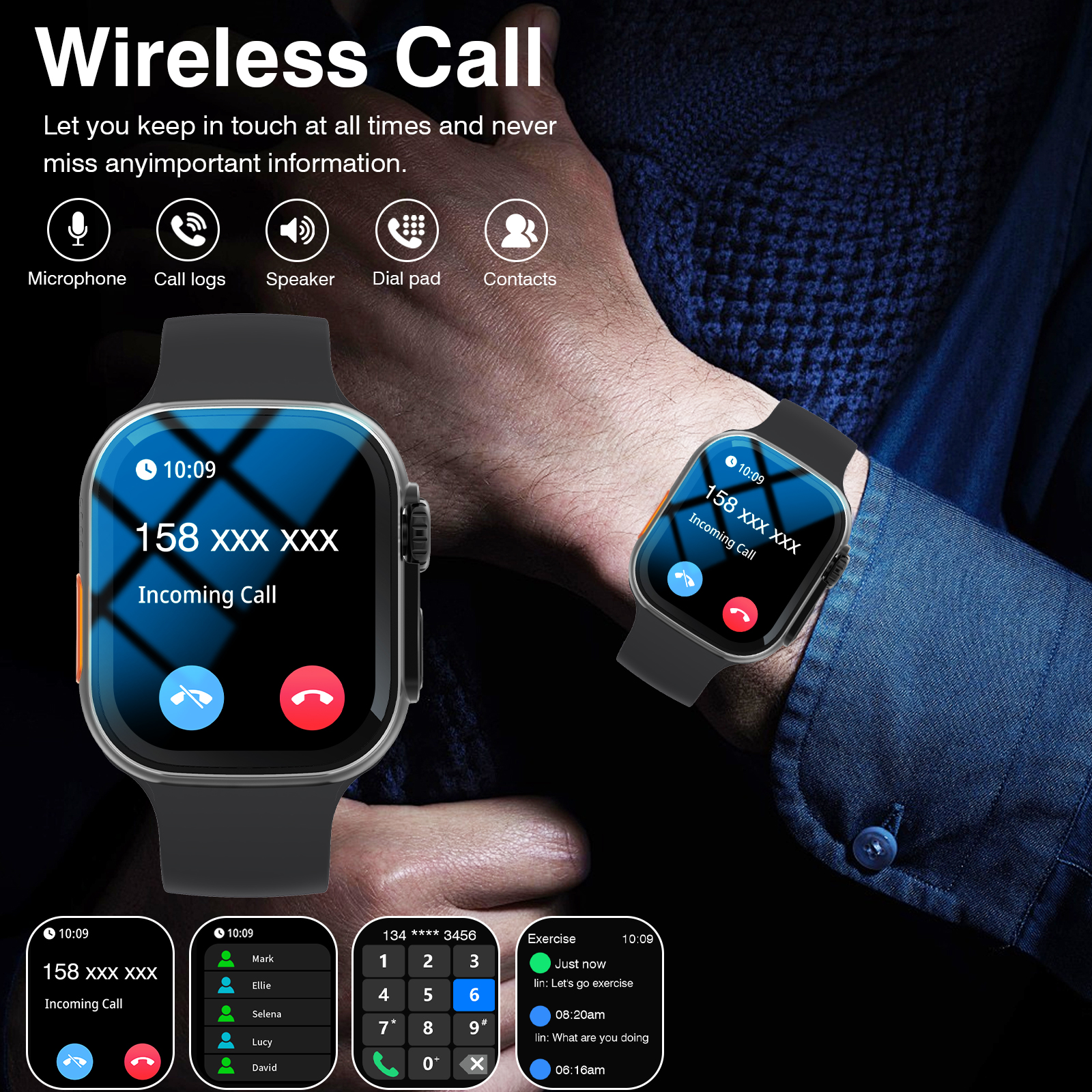 2026 New Smart Watch, HD Large - Smartwatch Iphone Watch For Men ulasan dan harga