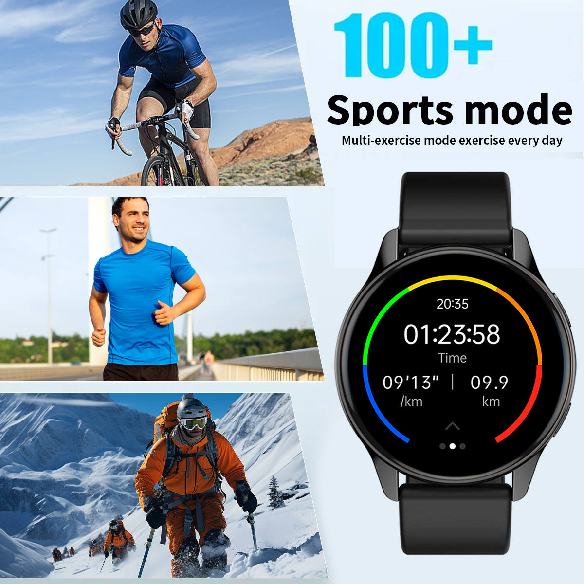 Smart Watch, Wireless Call/Dia - Smartwatch Iphone Watch For Men ulasan dan harga