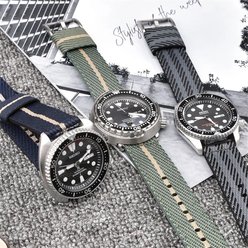 18mm 20mm 22mm 24mm Nylon Weav - Omega Watches Smartwatch ulasan dan harga