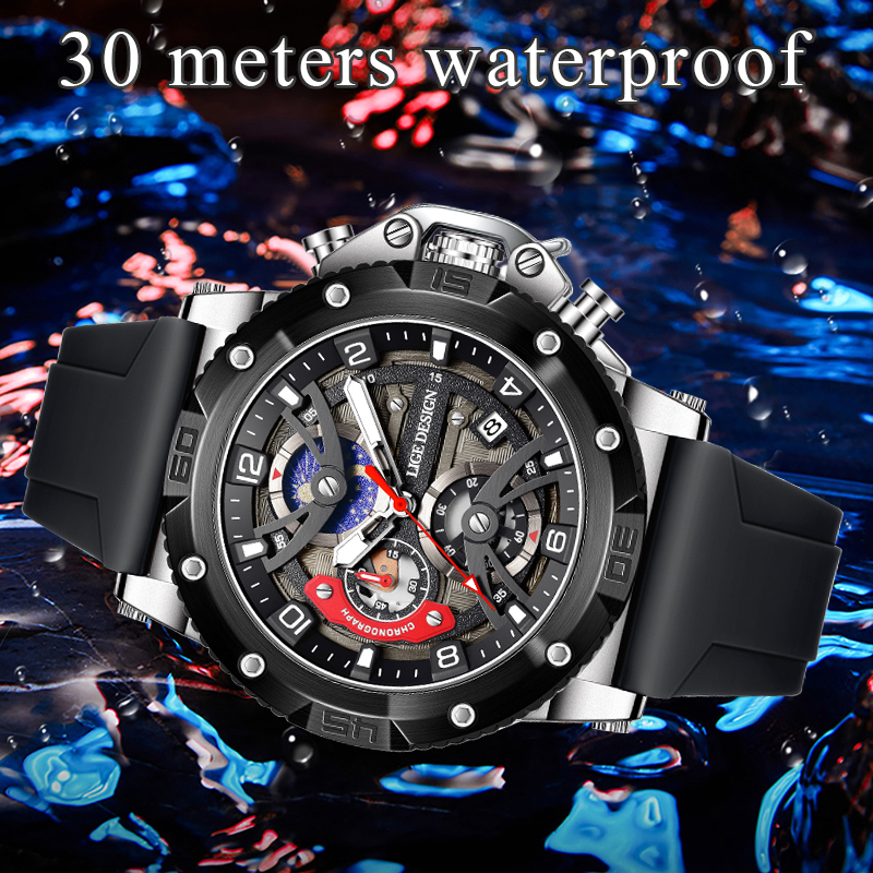 LIGE Top Brand Luxury Men Watc - Smartwatch Branded Watches For Men ulasan dan harga