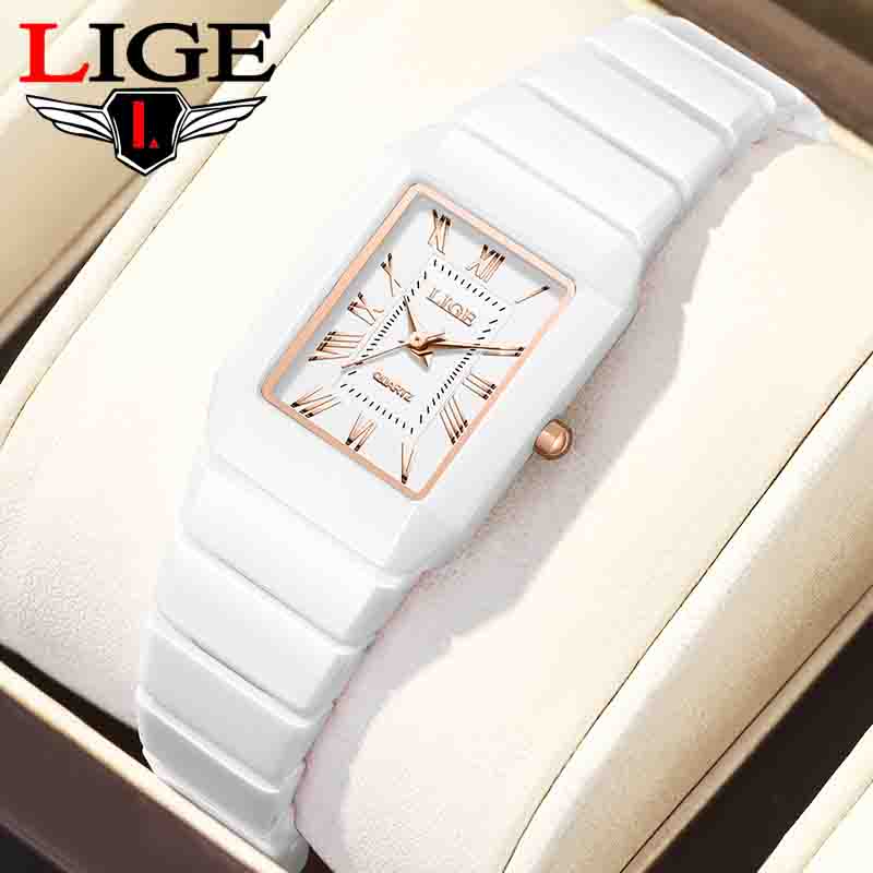 LIGE Watch women's wristwatch  - Luxury Ceramic Watch ulasan dan harga