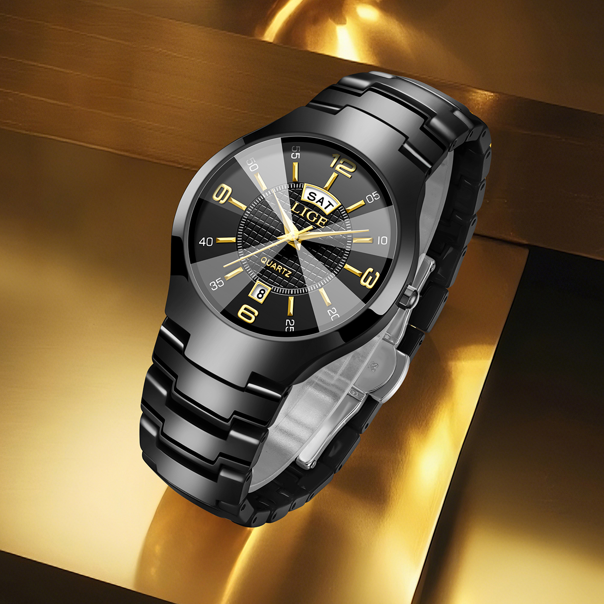 LIGE Fashion Elegant Women's W - Luxury Ceramic Watch ulasan dan harga