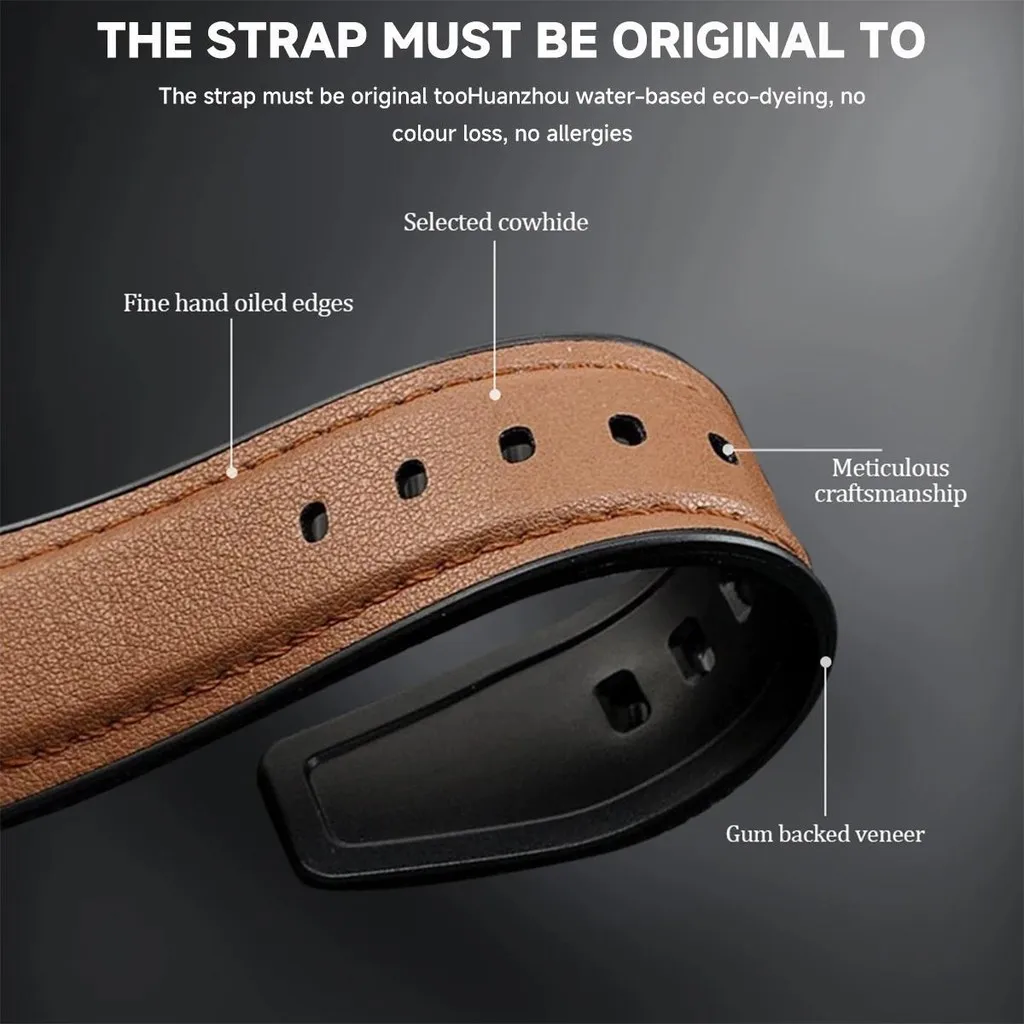 Leather Silicone Hybrid strap  - Hybrid Smartwatch ulasan dan harga