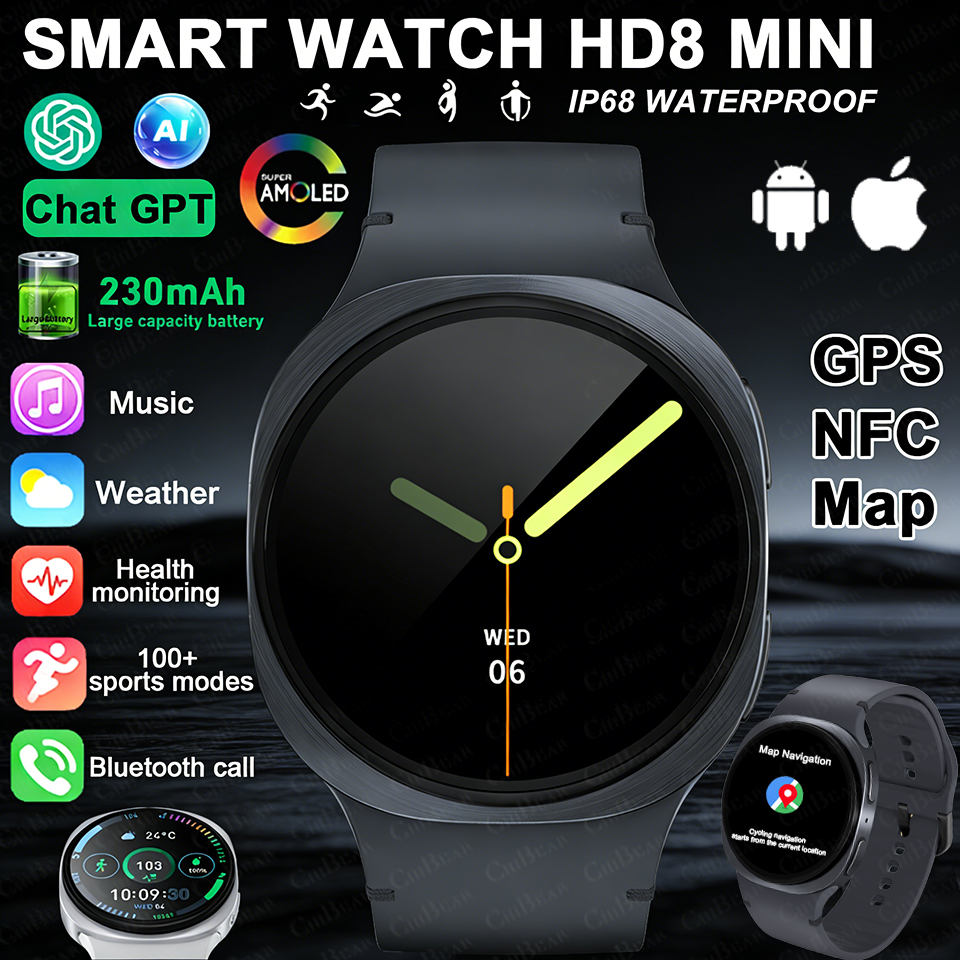2026 New Watches 8 Mini GPS Tr - Smartwatch Watches For Women With Gps ulasan dan harga