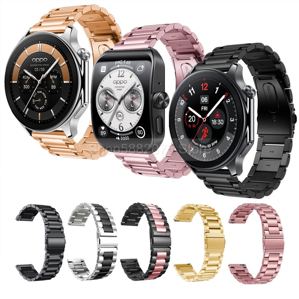 Stainless Steel Strap For OneP - Smartwatch Oneplus Watches ulasan dan harga