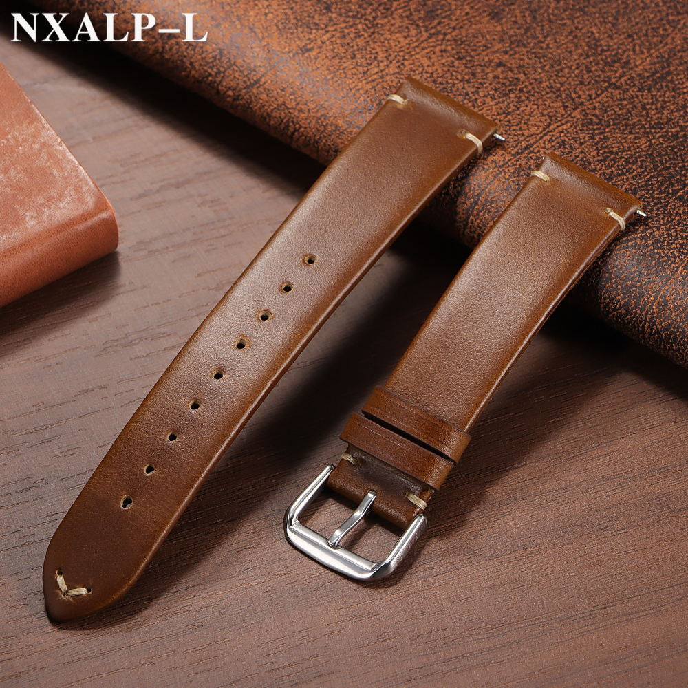 Vintage Oil Wax Leather Watch  - Omega Watches Smartwatch ulasan dan harga