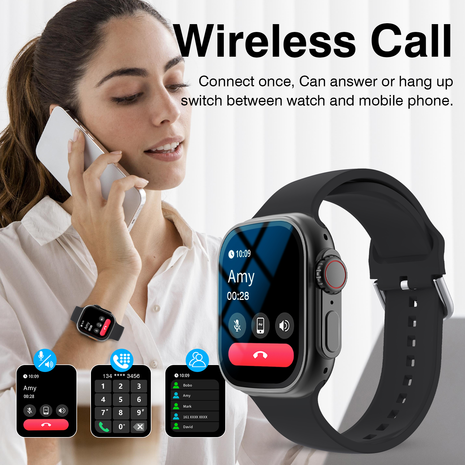 2026 New HD Full-Touch Smart W - Watch 7 Smartwatch Iphone ulasan dan harga