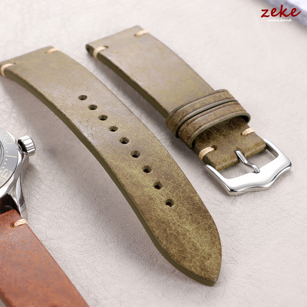 Vintage Oil Wax Watch Band Han - Omega Watches Smartwatch ulasan dan harga