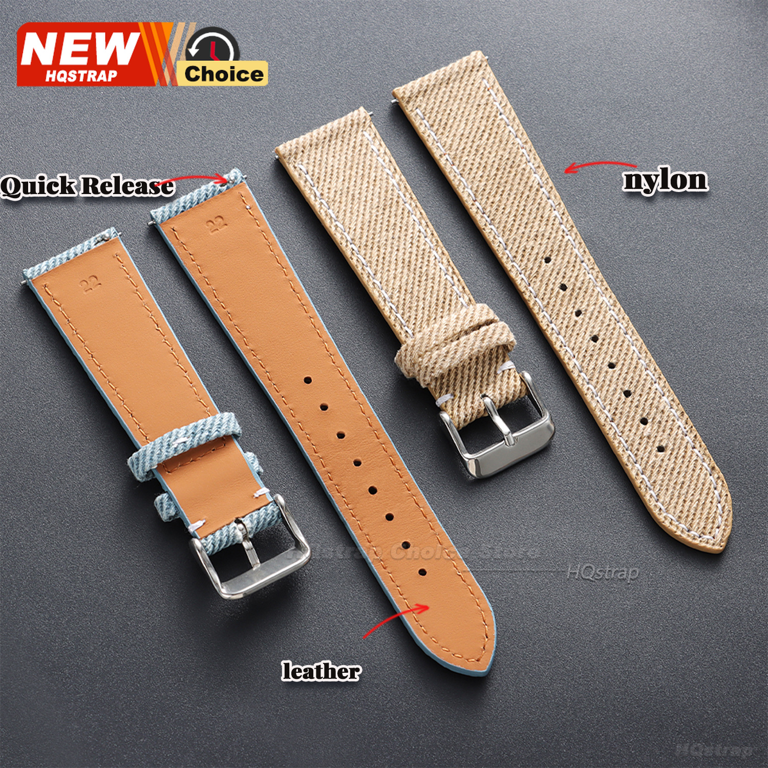 Nylon Denim Fabric Watch Strap - Omega Watches Smartwatch ulasan dan harga