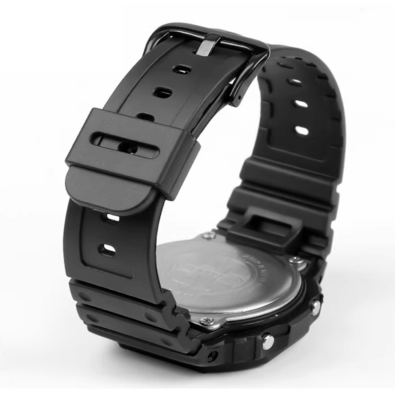 Silicone Small square resin St - Smartwatch Casio Watches For Men ulasan dan harga