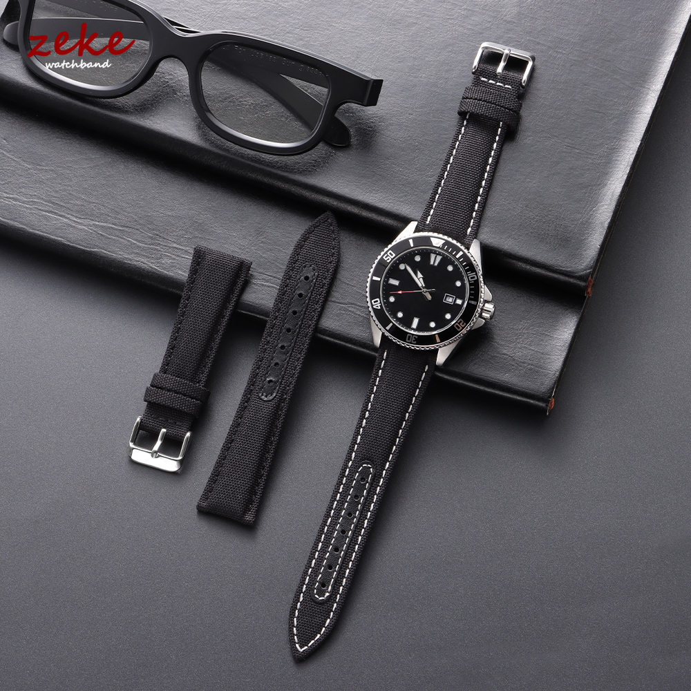 Sailcloth Watch Strap 20mm 22m - Omega Watches Smartwatch ulasan dan harga