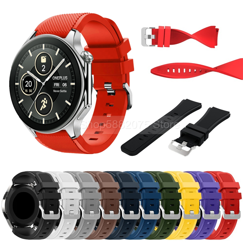 22mm Silicone Strap For OPPO W - Smartwatch Oneplus Watches ulasan dan harga
