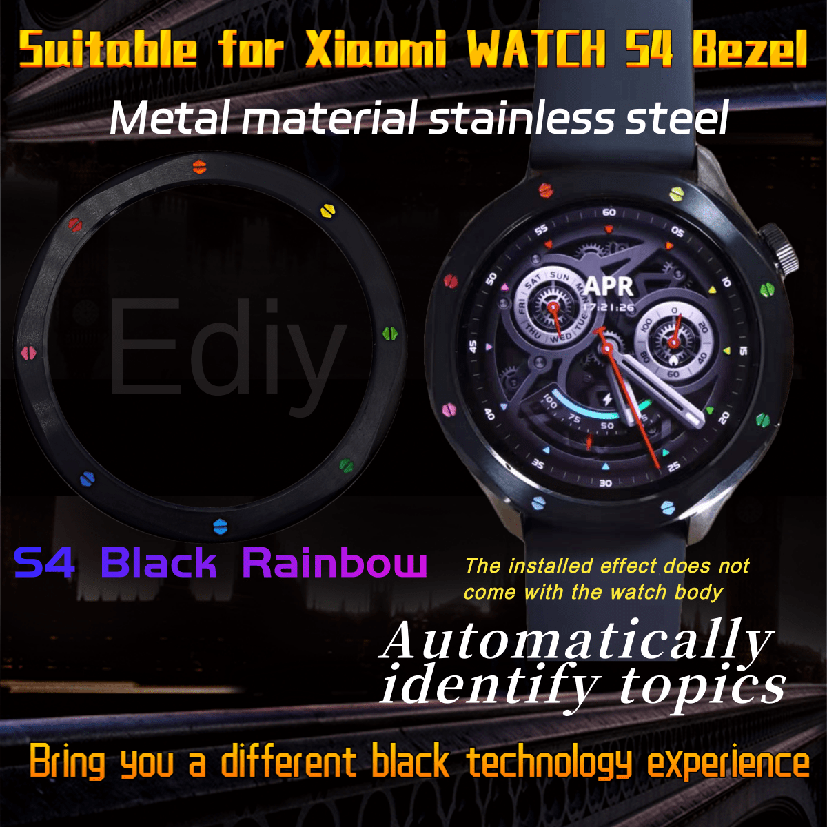 Metal Bezel Ring Watch Bezel S - Watch Esim ulasan dan harga
