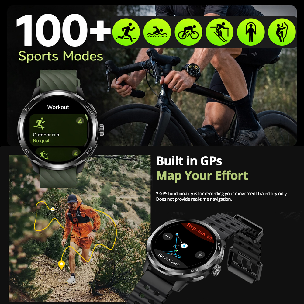 Ulefone Armor Watch Pro Smartw - Smartwatch Watches For Women With Gps ulasan dan harga