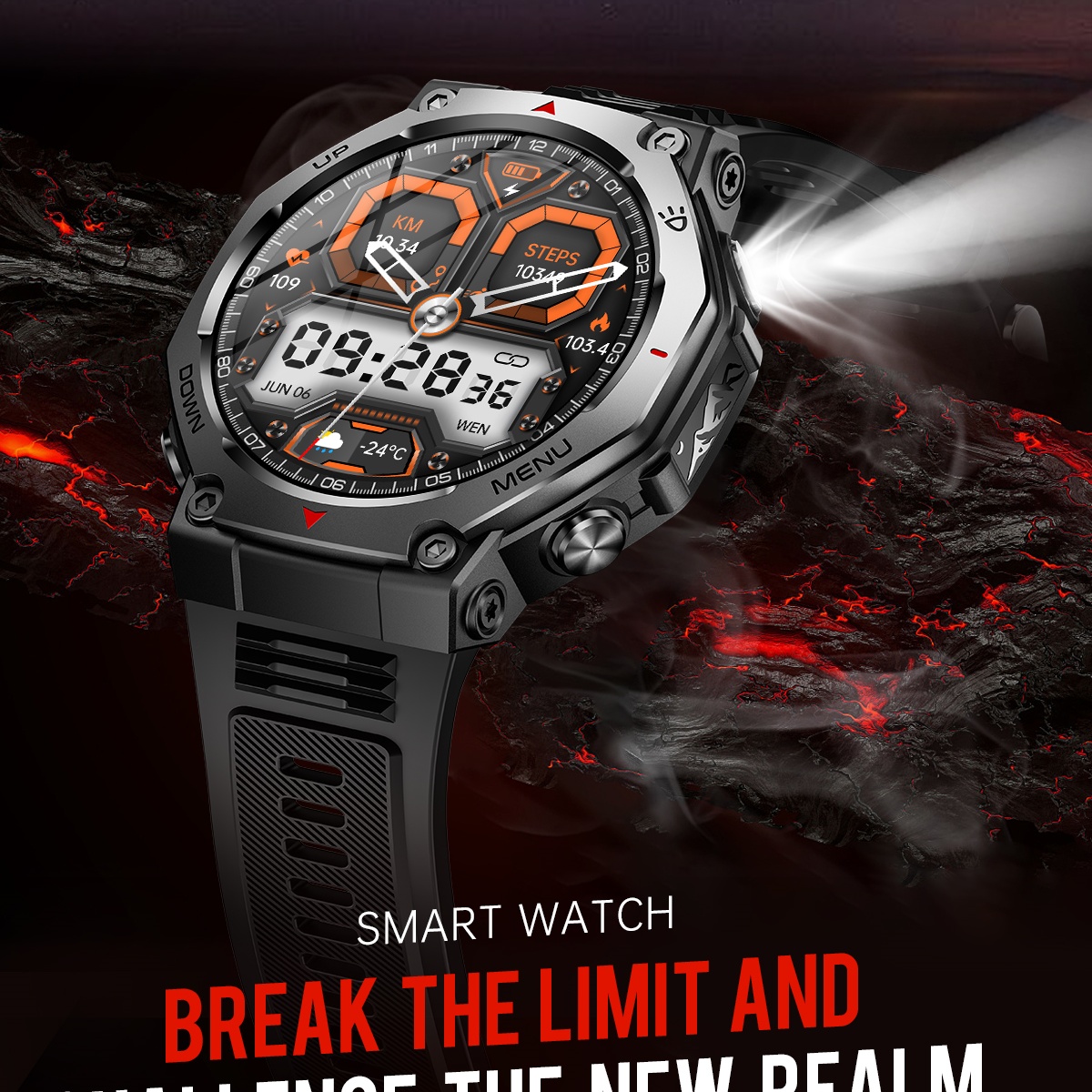 2025 New Military Smart Watch  - Watch Vs Smartwatch ulasan dan harga