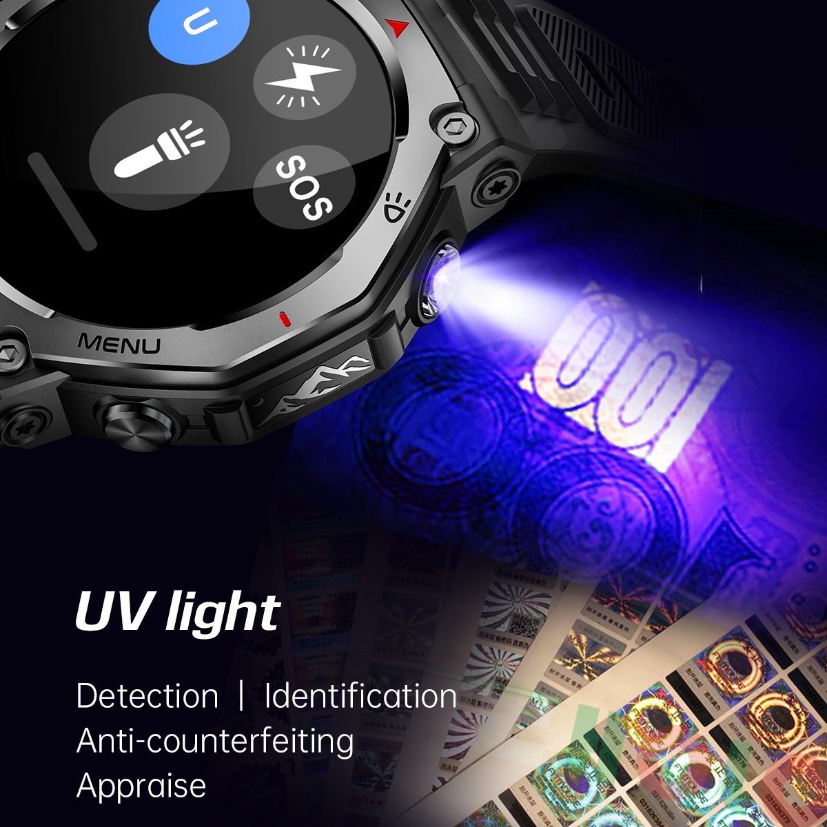 2025 New Military Smart Watch  - Watch Vs Smartwatch ulasan dan harga