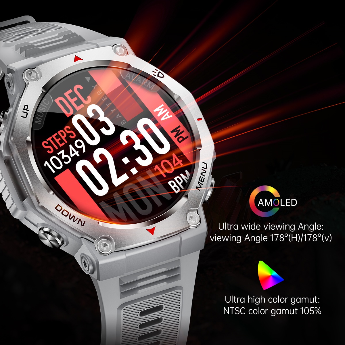 2025 New Military Smart Watch  - Watch Vs Smartwatch ulasan dan harga