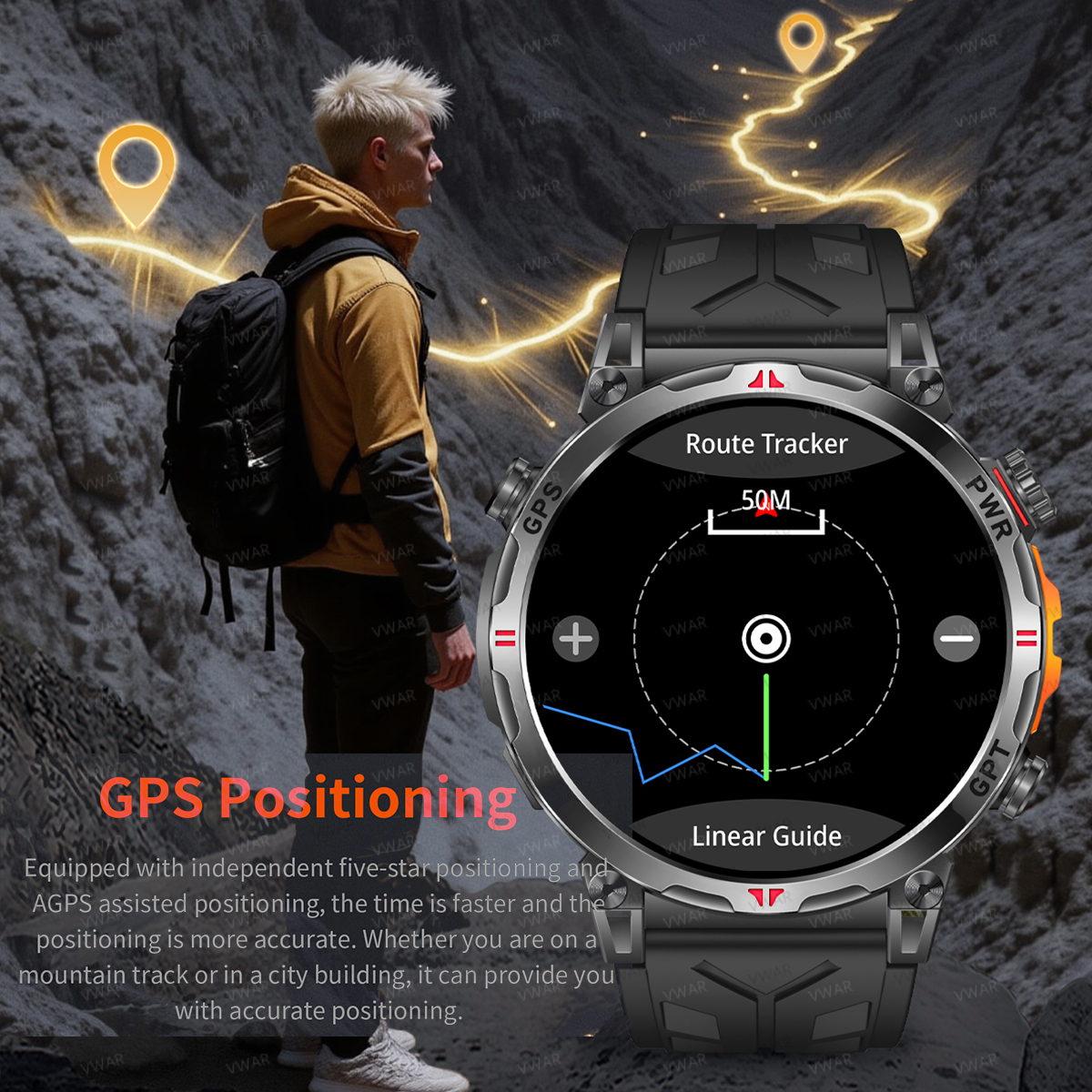 VWAR Oudtoor GPS Smart Watch B - Watch Vs Smartwatch ulasan dan harga