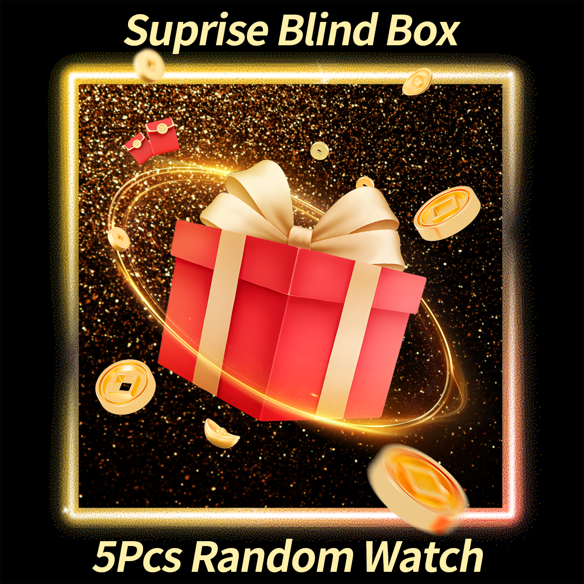 5PCS Surprise Mystery Box-Fash - Ladies Fashion Watch ulasan dan harga