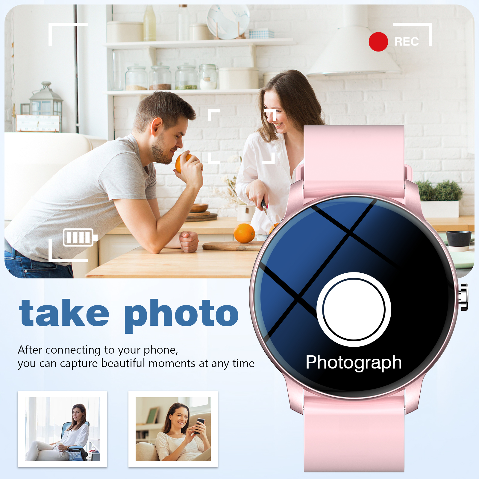 Smart Watch, Wireless Call/Dia - Smartwatch Iphone Watch For Men ulasan dan harga
