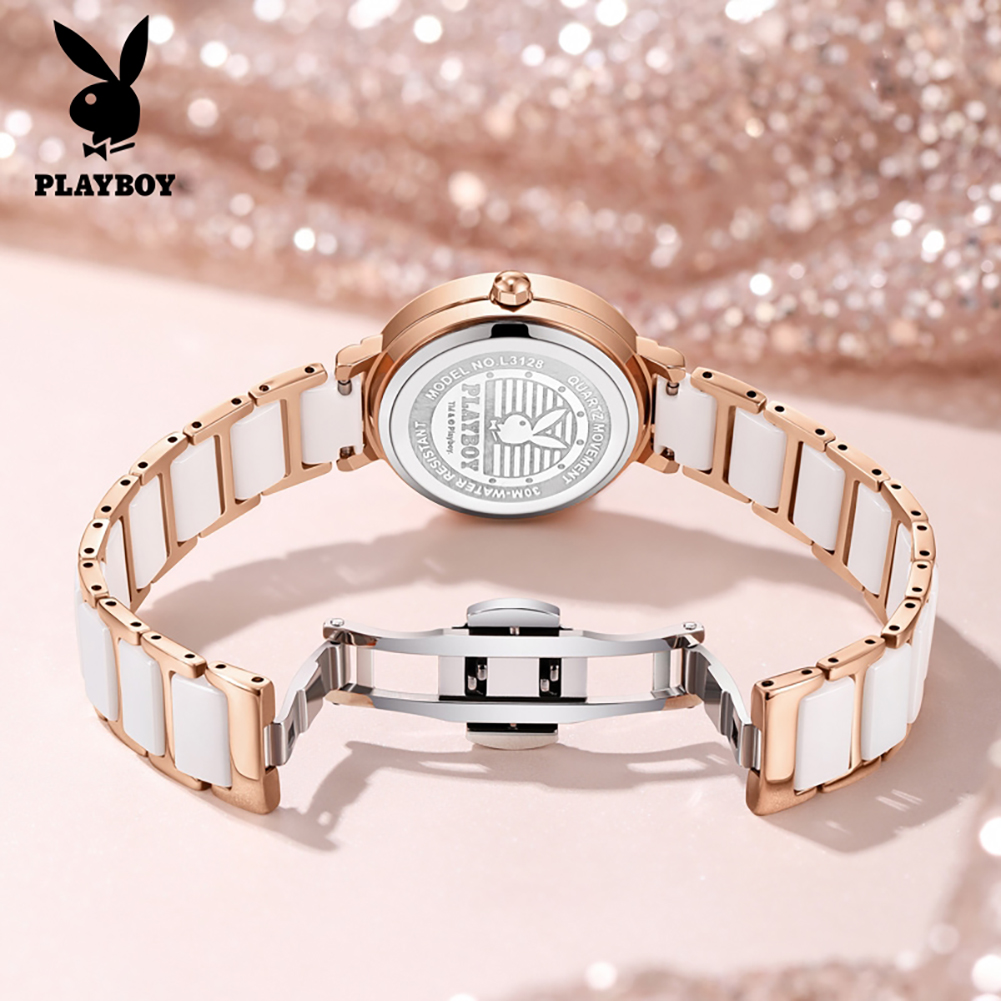 PLAYBOY 3128 Brand original au - Luxury Ceramic Watch ulasan dan harga