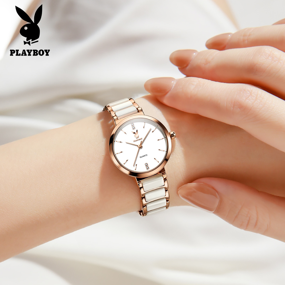 PLAYBOY 3128 Brand original au - Luxury Ceramic Watch ulasan dan harga