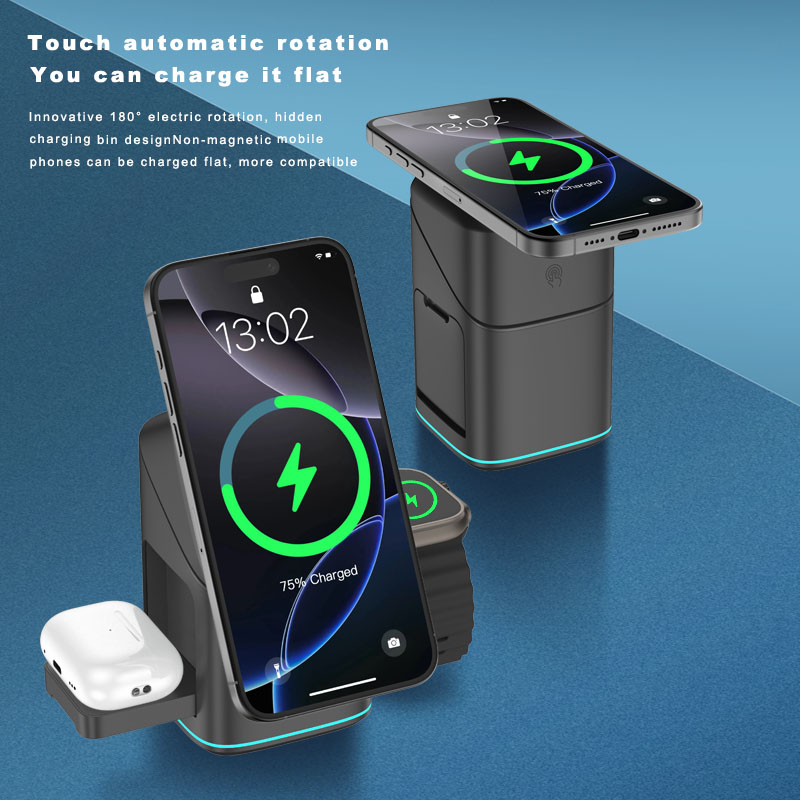 3 in 1 Magnetic Wireless Charg - Smartwatch Watch Huawei ulasan dan harga