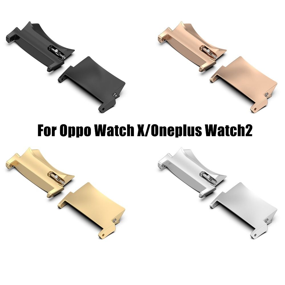 New 2Pcs Metal Strap Adapter W - Smartwatch Oneplus Watches ulasan dan harga