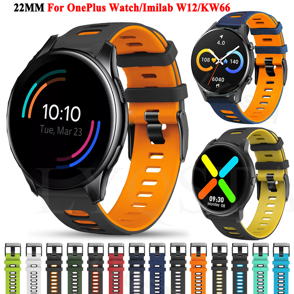 22mmReplacement Silicone Wrist - Smartwatch Oneplus Watches ulasan dan harga