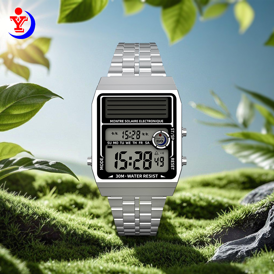 Solar Retro Fashionable Multi- - Solar Powered Watch ulasan dan harga